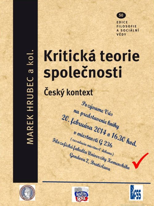 Kritick� teorie spole�nosti - �esk� kontext